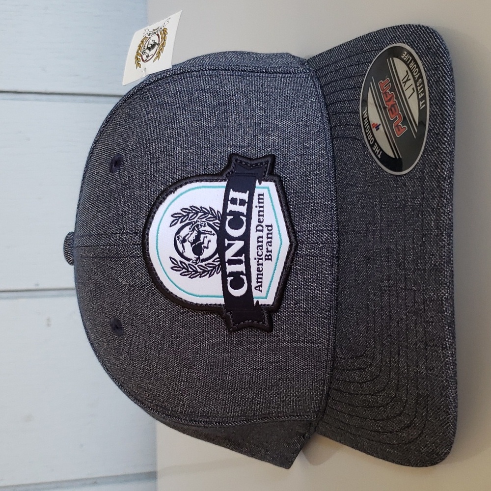 Cinch Hat Cowboy Hat Western Hat Cachucha Vaquera L/XL Flexfit Solid Back